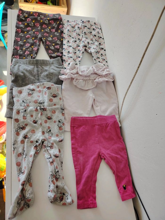 Lot de 6 legging 6 mois