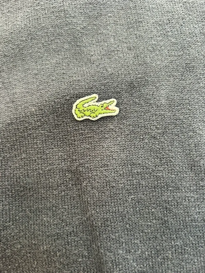 Polo homme Lacoste marine à boutons sweat homme Lacoste polo pull taille M taille L - photo numéro 4