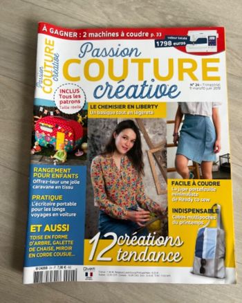 Magazine Passion Couture Créative . N 24 . Neuf .