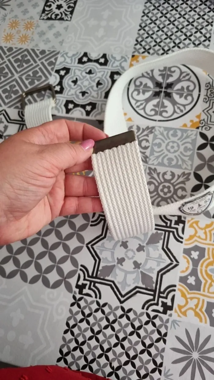 Ceinture blanche taille 110 - photo numéro 8