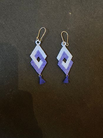 Boucle d’oreille perles de miyuki