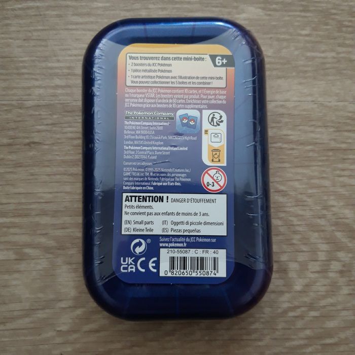 Boîte Mini Tin Pokémon Kanto 2025 NEUVE - photo numéro 2