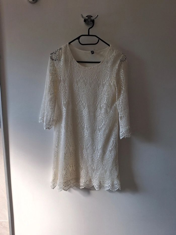Robe été crème femme blanche t36
