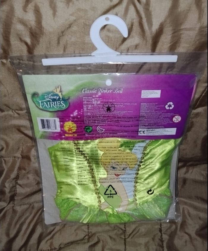 Déguisement fee clochette Disney taille 5/6 ans - photo numéro 4
