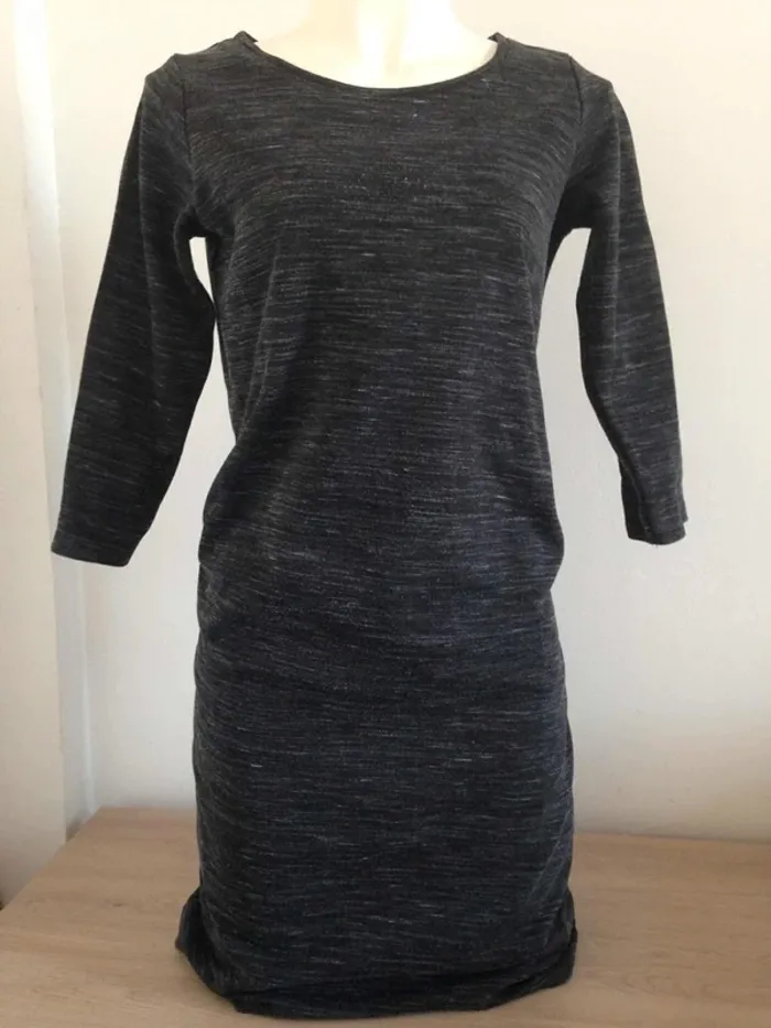 Robe pull fin col rond manches longues 38/40 Kiabi