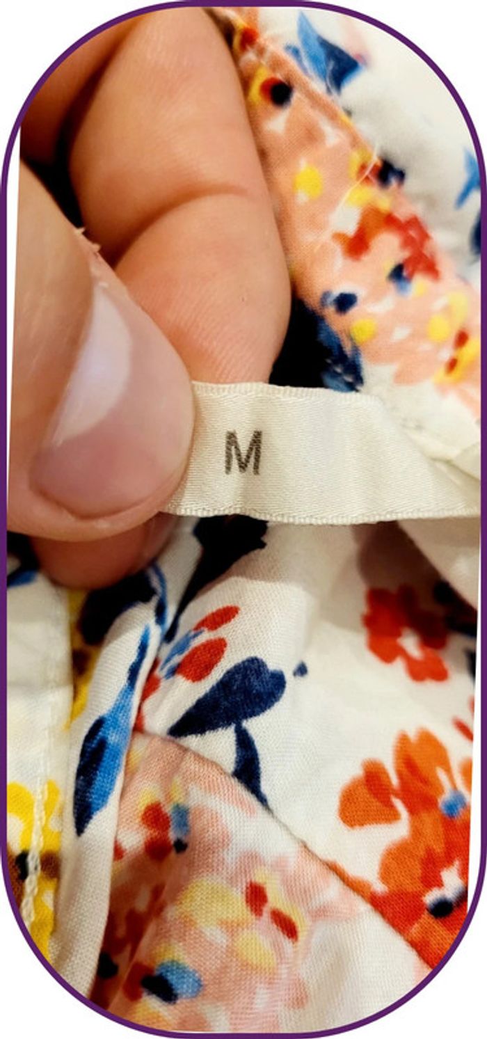 Chemise fleurie femme - Taille M - Marque DeFacto - Multicolore - Très bon état - photo numéro 6