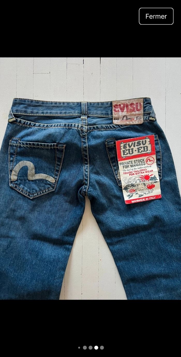 👖 Jean evisu eu·ed – Taille 36 - photo numéro 5