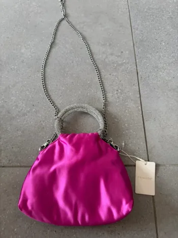 Sac à main et bandoulière rose Primark, neuf avec des petits défauts, 20x16cm