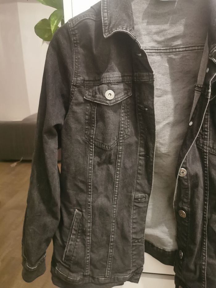 Veste jean noir XL - photo numéro 4