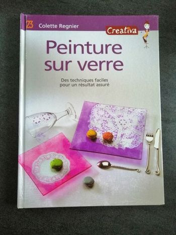 Livre Peinture sur verre en bon état