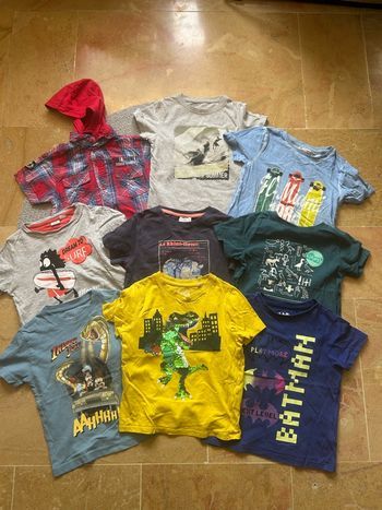 Lot de 9 tee shirt 4 ans garçon 