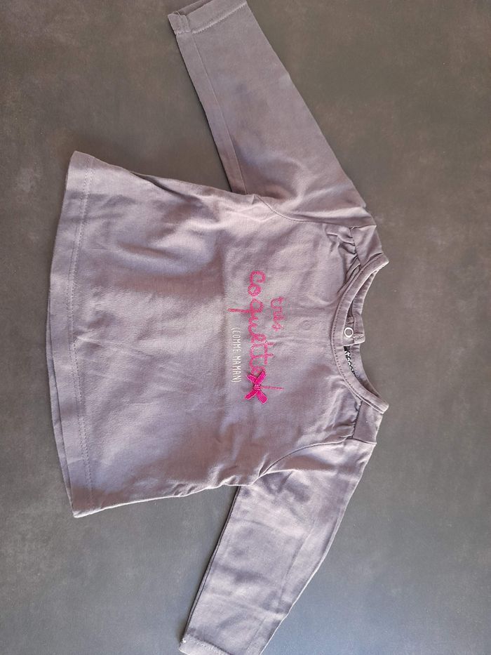 T-shirt manches longues 3 mois