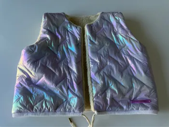 Gilet sans manches irisé léopard créateur