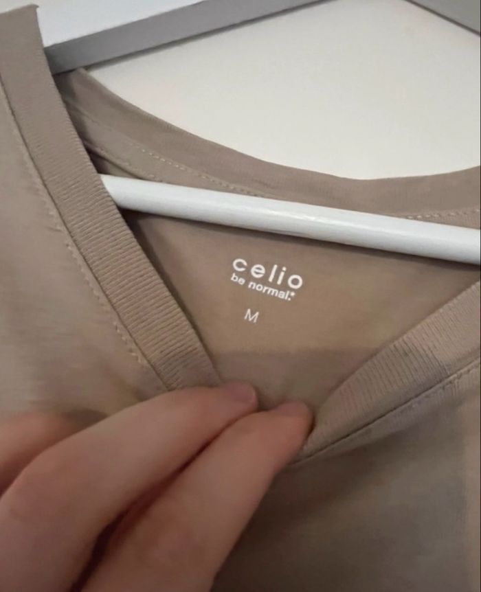 Teeshirt beige celio - photo numéro 3