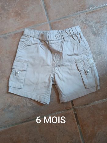 Short blanc 6 mois