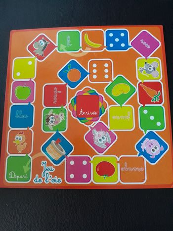 Plateau de jeu double jeu de l'oie jeu des trouvailles