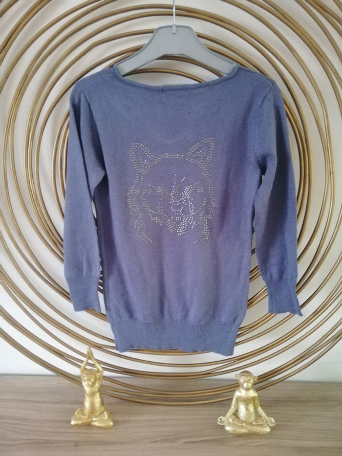 Pull motif loup Best Mountain T6ans