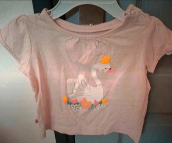 T shirt bébé fille mots d enfants 9 mois