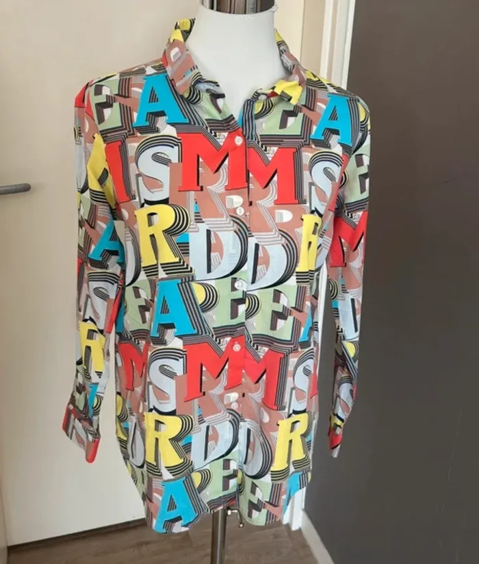 Lo! Les filles chemise, haut imprimée, multicolore