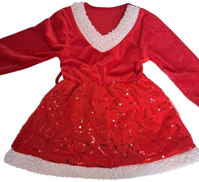 Jolie robe de Noël 36 mois TBE - photo numéro 2