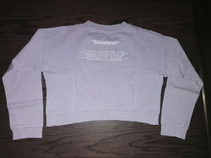 Sweat-shirt court Ariana Grande 10ans - photo numéro 4