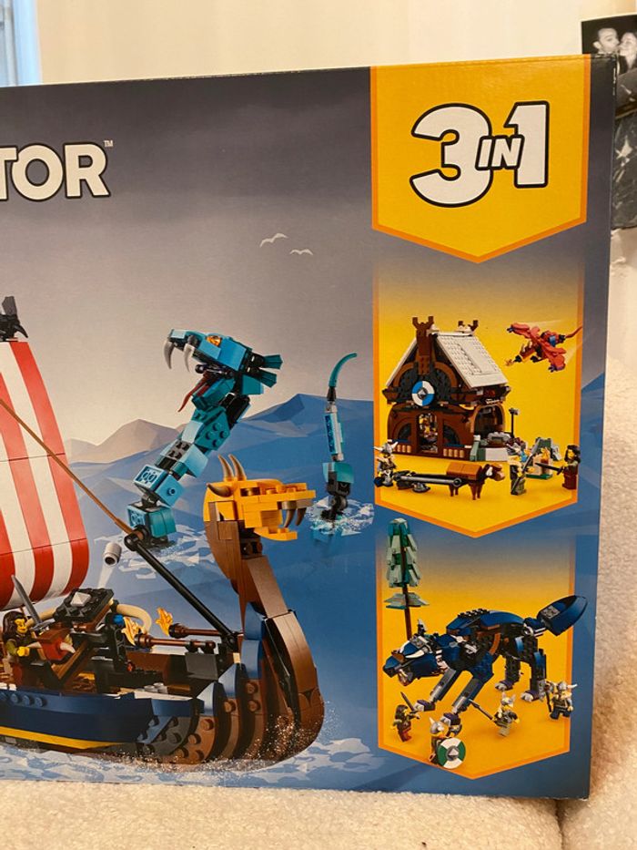 LEGO 31132 Le bateau viking et le serpent de Midgard • NEUF - photo numéro 4
