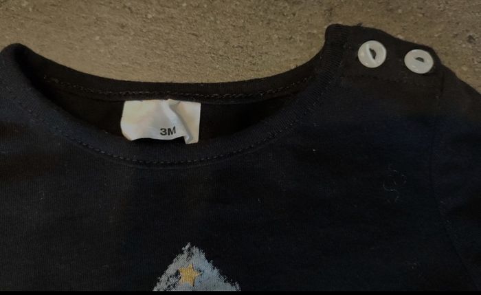 T-shirt manches longues sapin de Noël - photo numéro 3