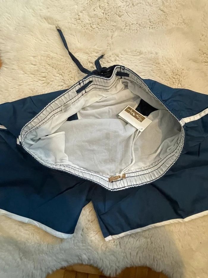 Short de bain/sport bleu marine taille M Philippe matignon - photo numéro 4