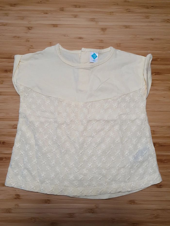 T-shirt Tex taille 6 mois blouse broderie