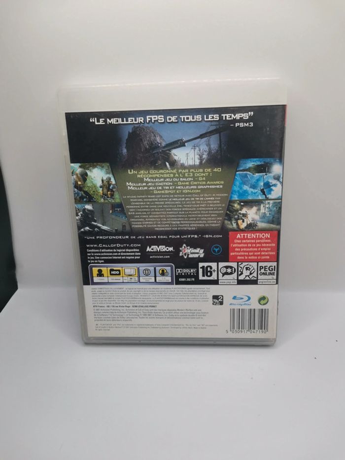Jeux ps3 call of duty modern warfare - photo numéro 2