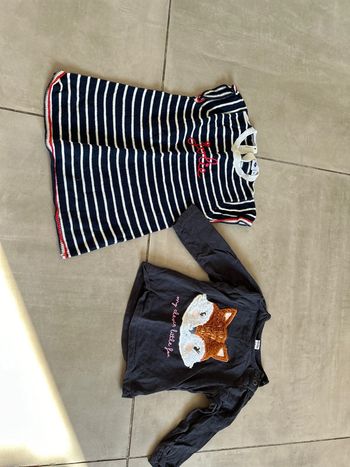 Robe et t shirt manches longues 18mois