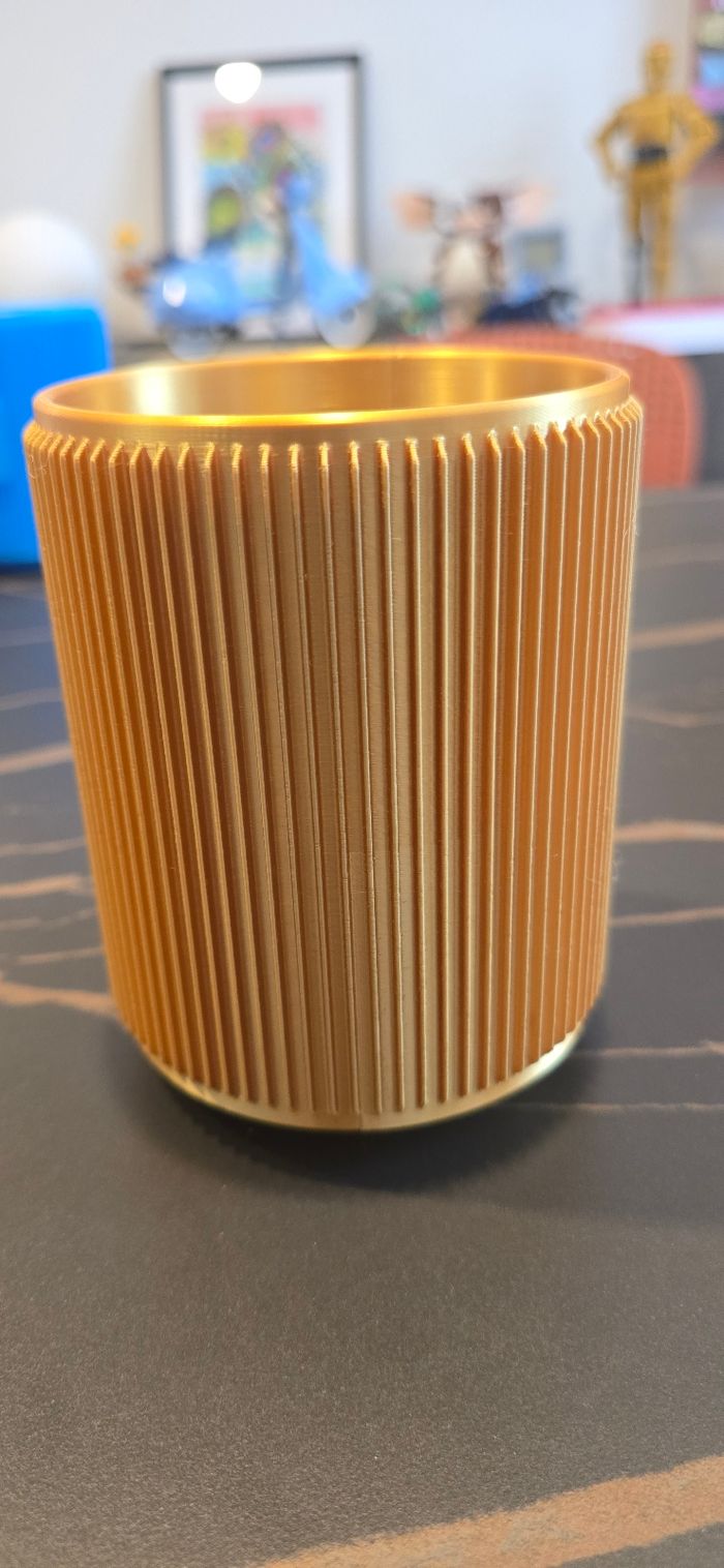 Pot à crayons Legami doré - photo numéro 3