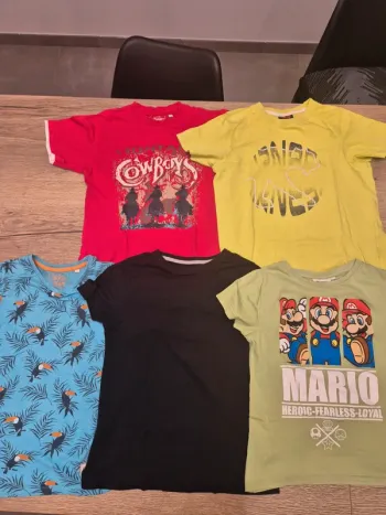 Lot de 5 tee-shirt - Taille 10 ans