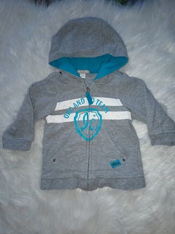 Gilet zippé a capuche 9mois