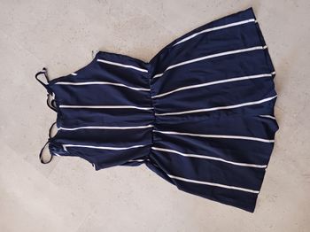 combishort marine et rauyres blanches Neuf