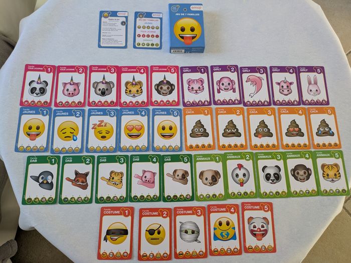 Jeu 7 familles Emoji