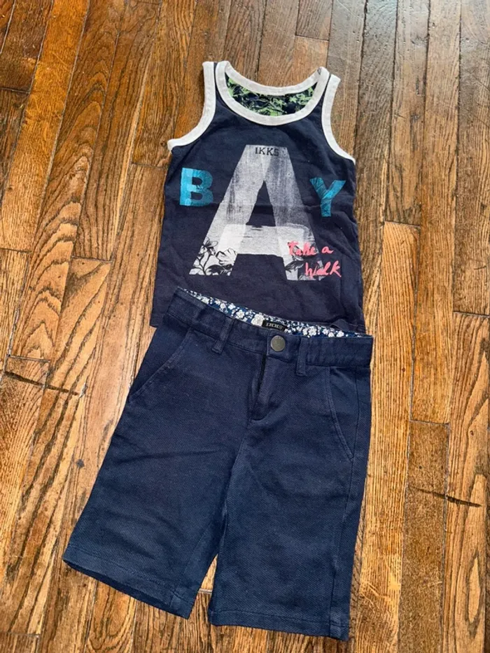 tshirt et short Ikks 6 ans