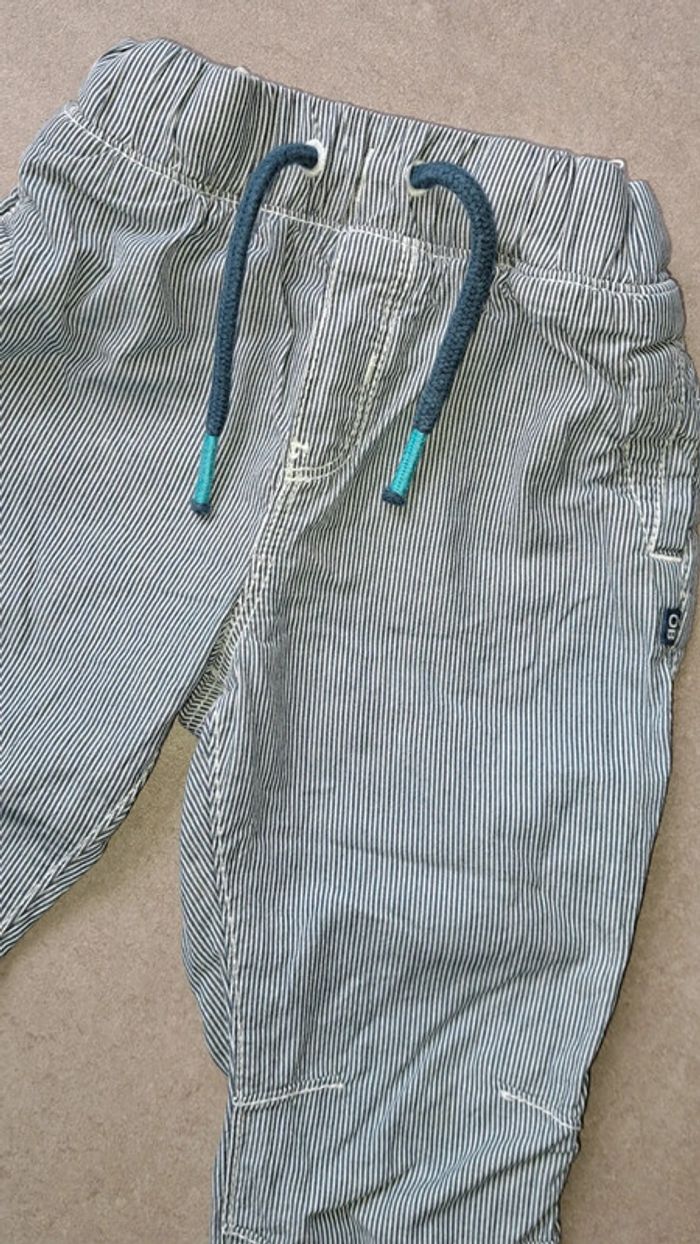 Pantalon rayé 18 mois Obaïbi - photo numéro 2