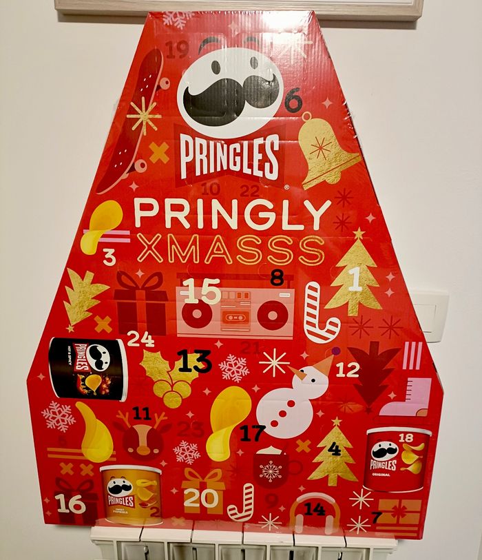 Calendrier de l'avent Pringles