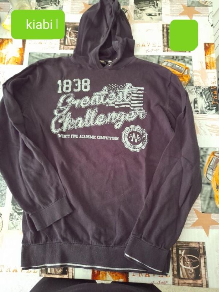sweat mi saison à capuche