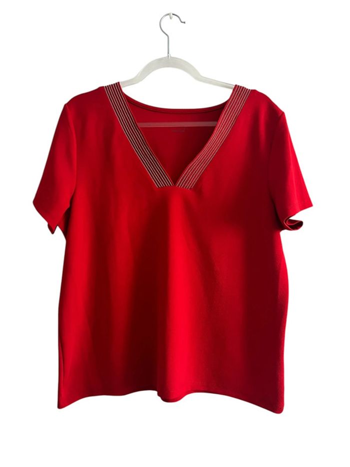 Blouse Camaïeu manches courtes femme taille XL (42)
