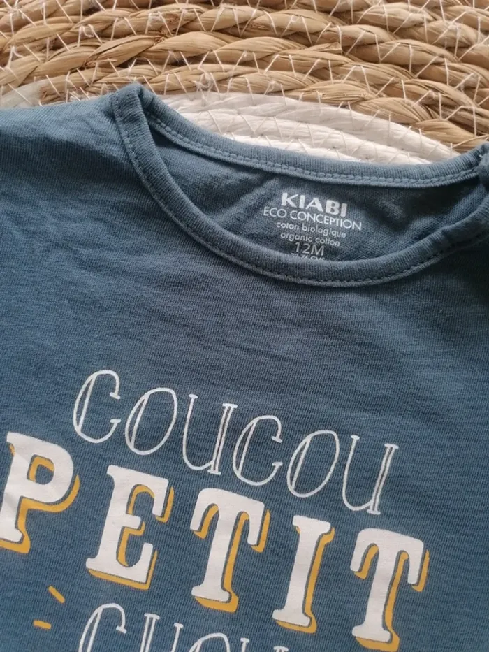 Tee-shirt manches longues - Kiabi - 12 mois - photo numéro 2