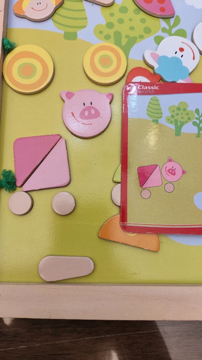 Boite à aimants thème Ferme - Puzzle magnétique - photo numéro 3