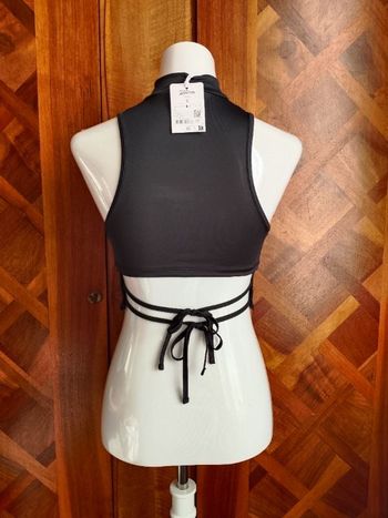 Crop top noir Jennyfer