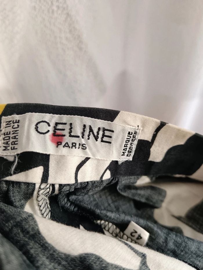 Céline | jupe culotte vintage 80's | t. 42 italienne - photo numéro 8