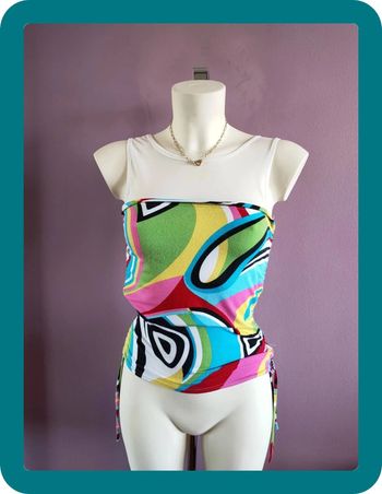 Débardeur psychédélique vintage  Y2k