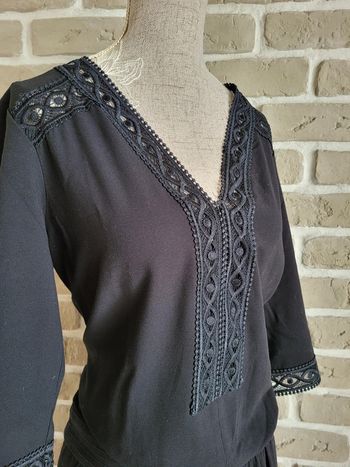 Robe tunique noire Miss Captain - Neuve avec étiquette