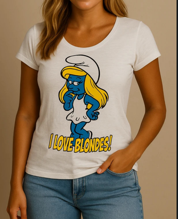 Superbe Débardeur / Tee shirt Blanc bleu et jaune