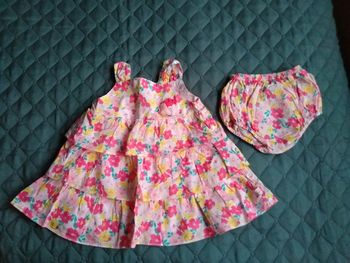 Robe + culotte, sergent major, taille 3 mois