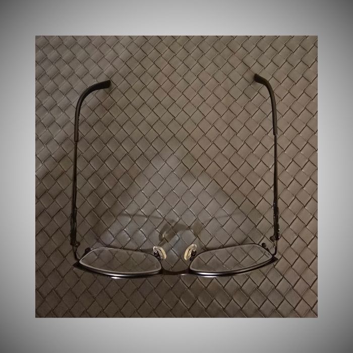 Monture de Lunettes de Vue IK Occhiali – Noire Design – Branches Découpées – Très Bon État - photo numéro 3